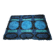 Large Danish Abstract Blue Wool Rya Rug in Ege Style