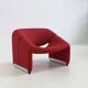 Chaise Artifort Groovy F598 M de Pierre Paulin en rouge