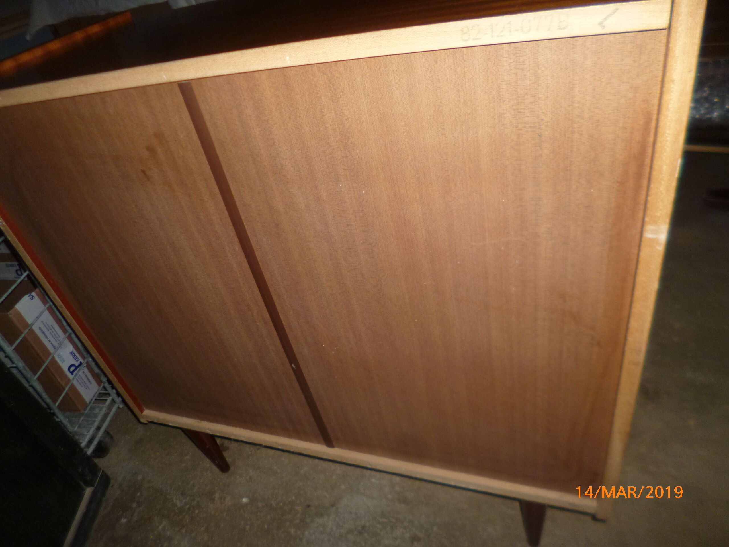 Chest of drawers vintage feet compass 1960