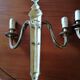 4 2-light bronze wall lights