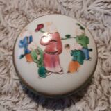 Petite boite porcelaine chine canton 19°s