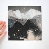Collage on paper • mineralogie v