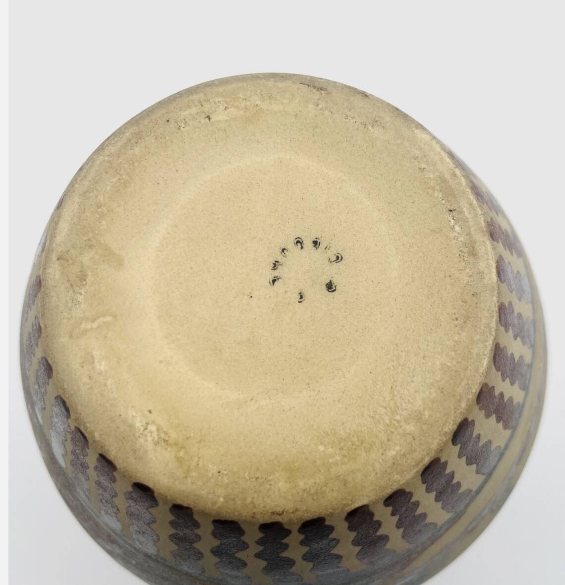 Vase boule en grès de Cibourg signé Pedro Garcia de Diego -637004