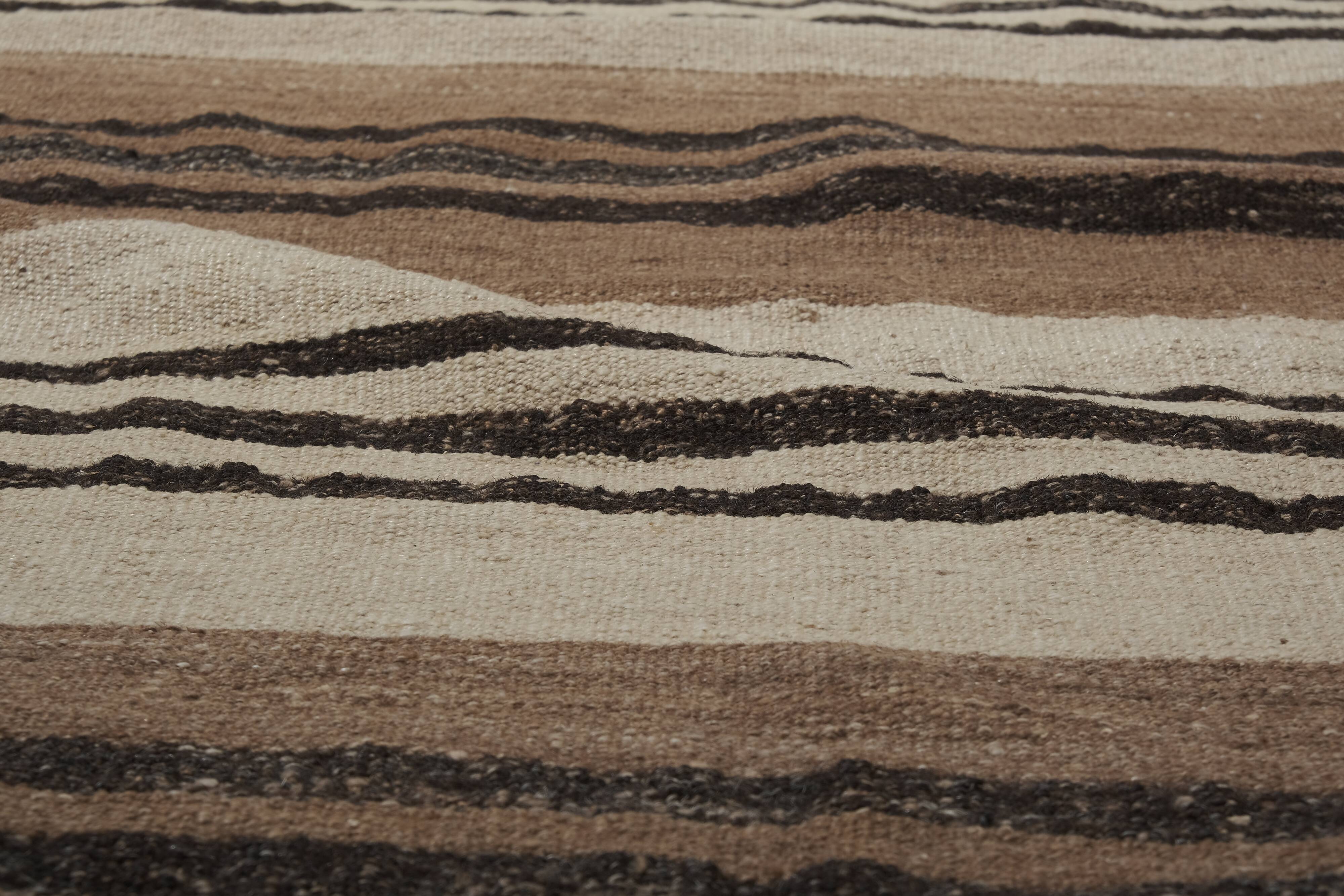 Vintage Turkish Extra Long Kilim Runner Rug - Stair Runner