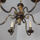 Vintage six-arm chandelier, 1970's.