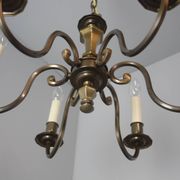 Vintage six-arm chandelier, 1970's.