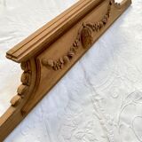 Solid wood pediment