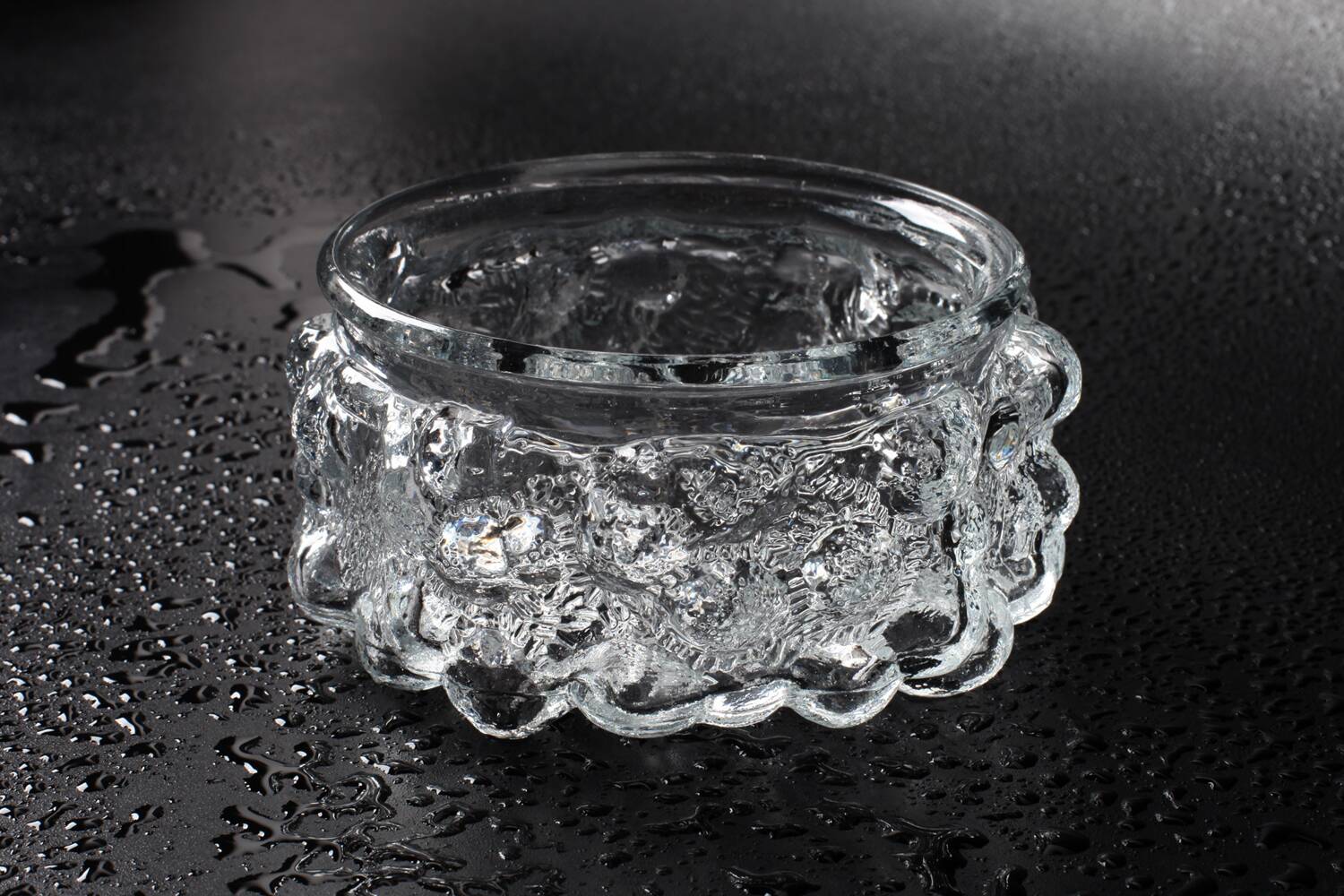 Vintage Pressed Glass Bowl / Vladislav Urban Design / Czech Republic / 1968