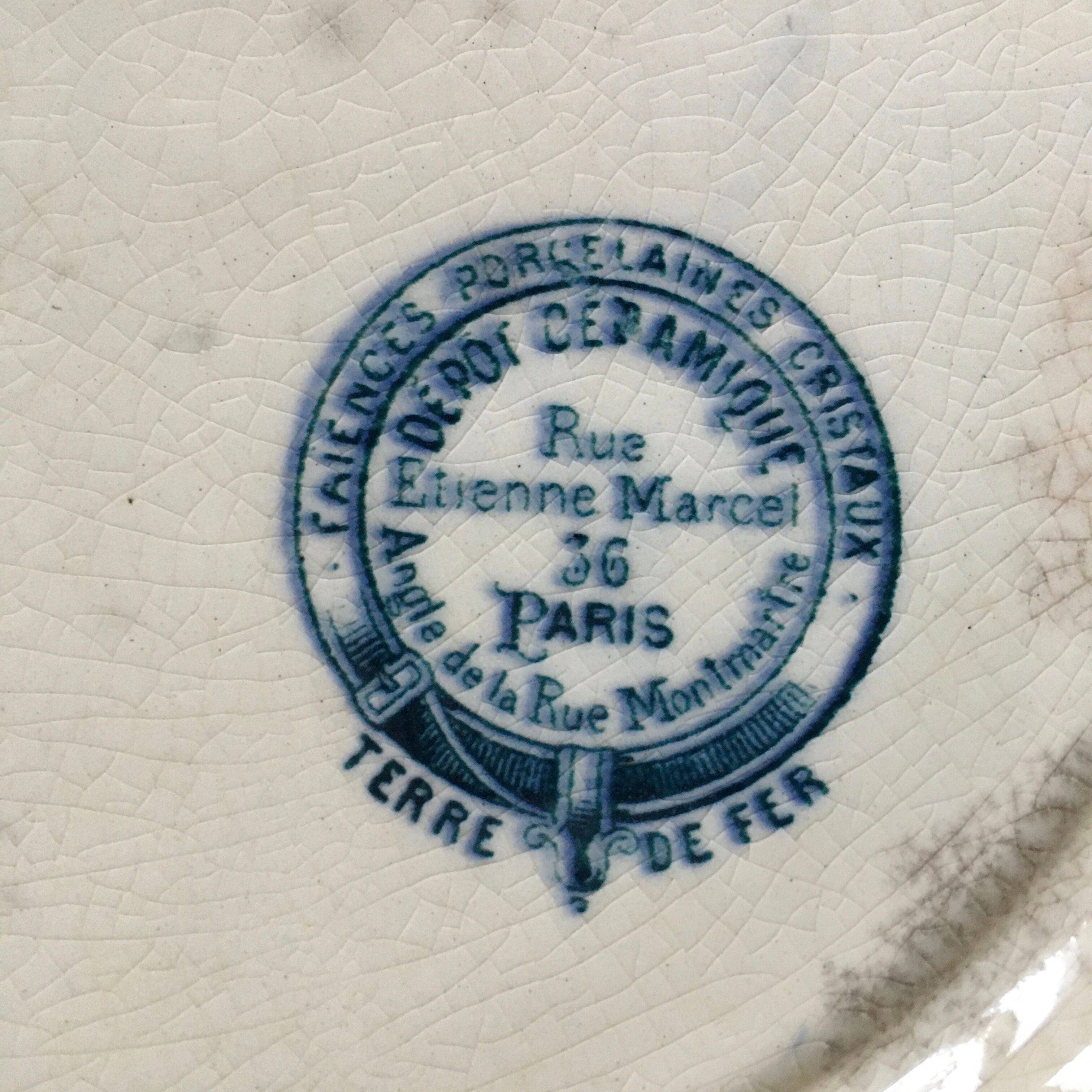 Lot 2 plates Terre de Fer
