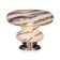 Vintage 20thc italian hand blown glass table lamp, murano c.1970