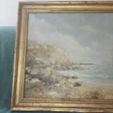Tableau scène de mer signé Frayard