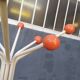 Vintage orange coatrack