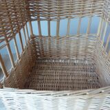 Large vintage bread basket – Wicker & rattan – French bakery style