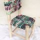 Chaise en tissus recyclés