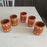 Decorated Cup pots Scandinavian style