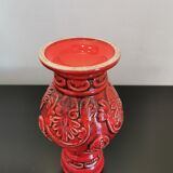 Red West Germany vase