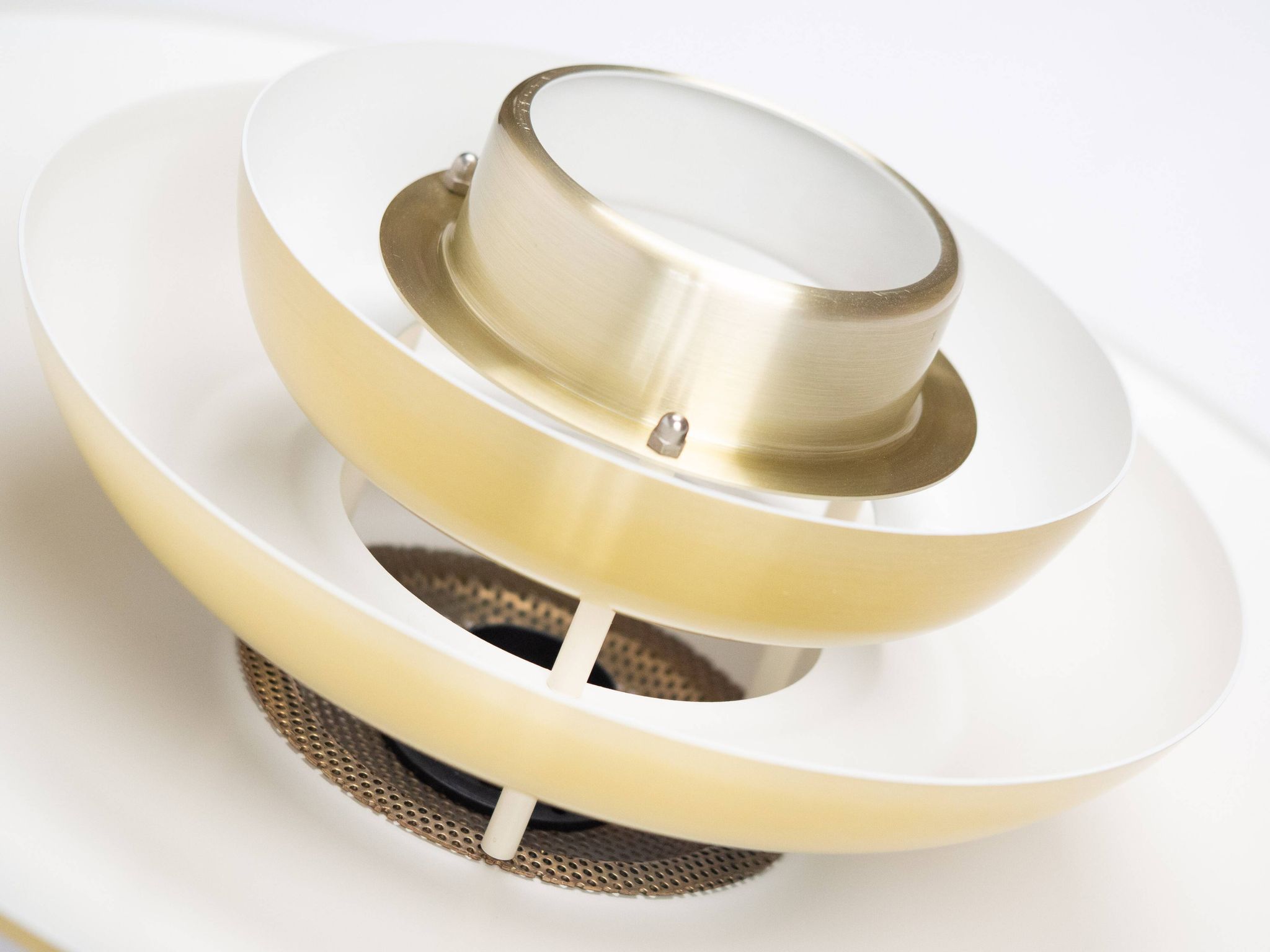 Danish vintage pendant lamp Verona by Kurt Wiborg, Jeka, 1980s