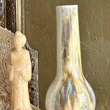 Set of two flamed stoneware vases