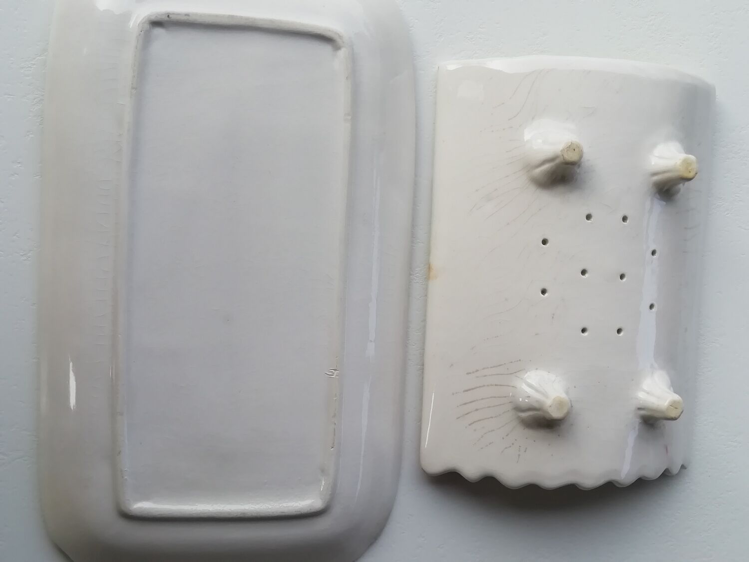 Asparagus dish in slip