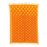 Tapis berbere beni m'rirt en laine orange