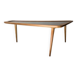 Table basse tripode forme libre, Charles Ramos, France, 1950