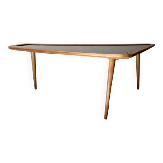 Table basse tripode forme libre, Charles Ramos, France, 1950