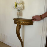 Antique gilded wall console