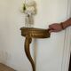 Antique gilded wall console