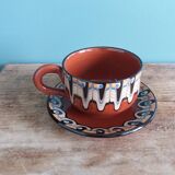 Cup and saucer Trojan Bulgaria