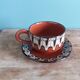 Tasse et soucoupe Trojan Bulgarie