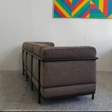LC2 3-seater sofa by Le Corbusier, Cassina edition