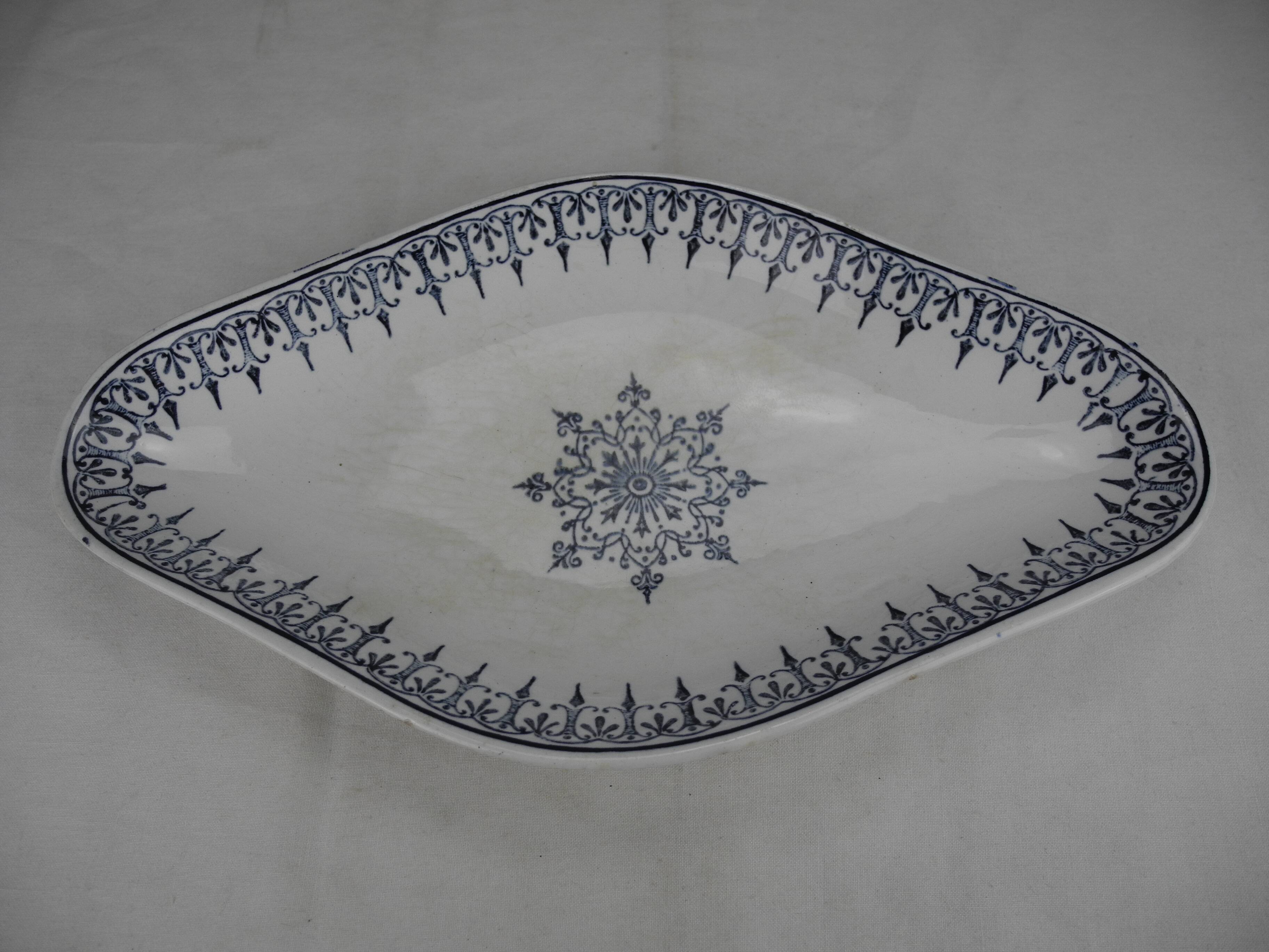 Old st amand primax antique french dish 30s