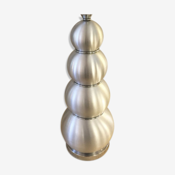 Lampe bubble en aluminum brossé