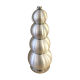 Lamp bubble in brushed aluminum