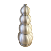 Lamp bubble in brushed aluminum