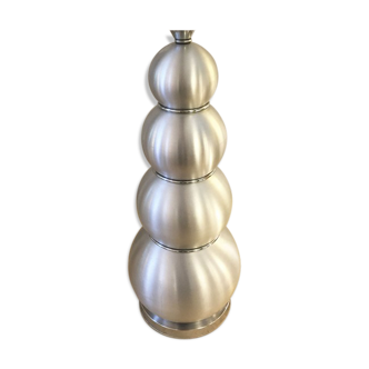 Lamp bubble in brushed aluminum