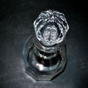 Carafe à whisky en cristal taillé à côtes plates saint-louis bristol? h25.5cm