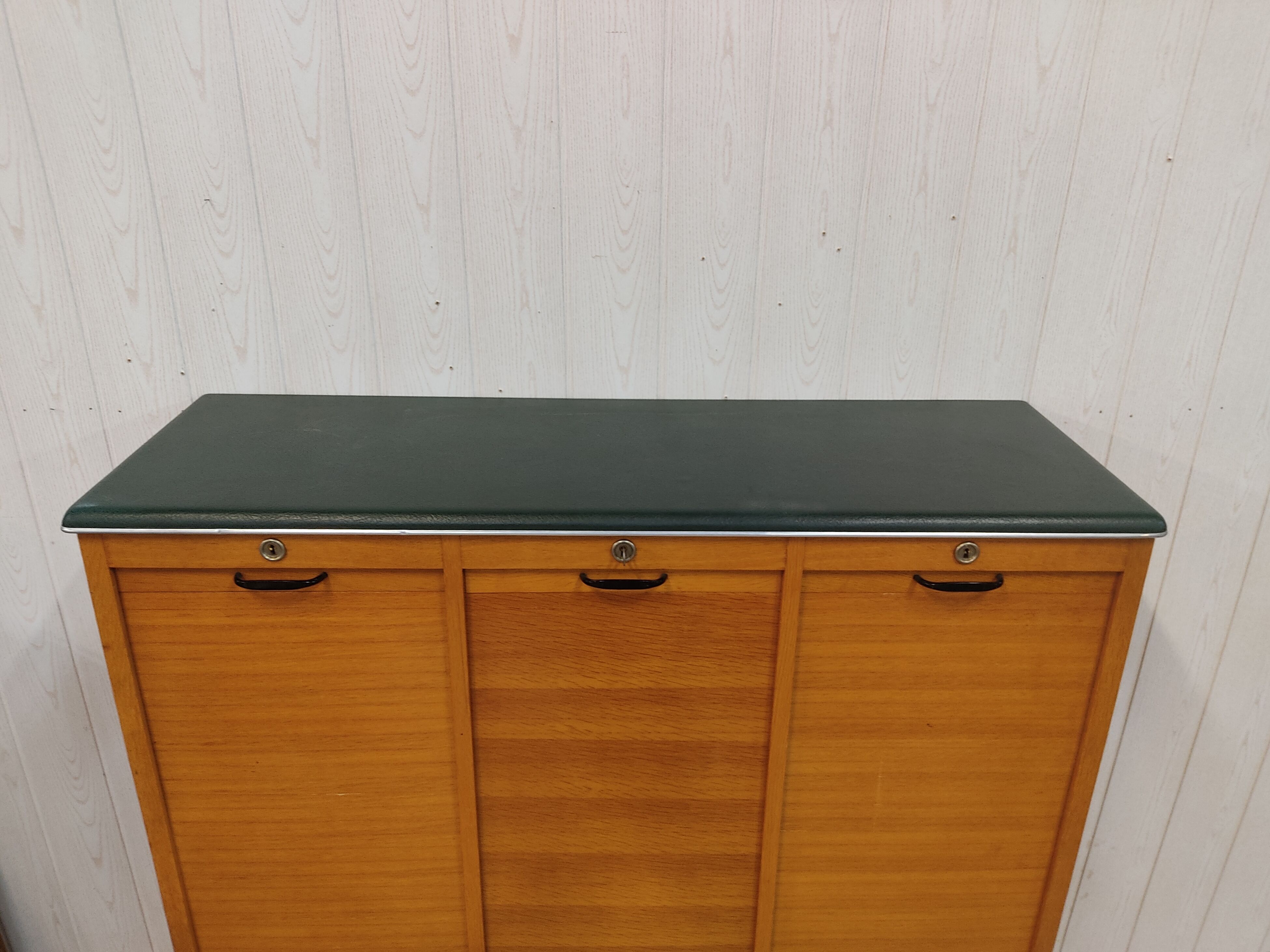Burwood Triple Curtain Notary Filing Cabinet