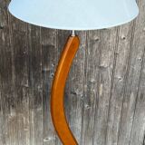 Scandinavian style curved floor lamp