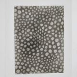 Dessin abstrait 3 noir et blanc au fusain
