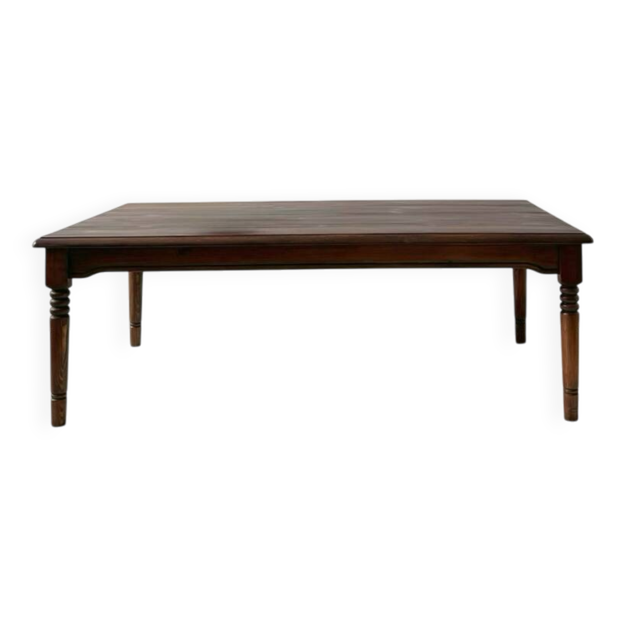 Large old farmhouse cottage style coffee table