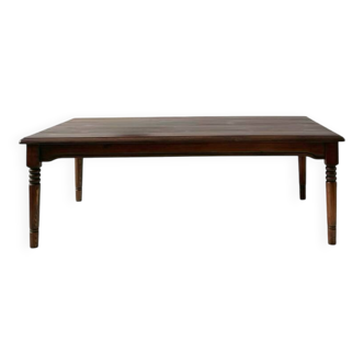 Grande table basse style cottage ferme ancienne