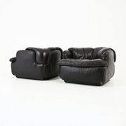 "Confidential" armchairs by Alberto Rosselli for Saporiti Italia, 1970s