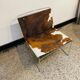 Chromed Fil armchair with fur seat by Pascal Mourgue for Ligne Roset, 1990s