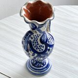 Vase peint à la main style Maghrébin.