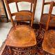 6 anciennes chaises bistrot