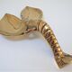 Solid brass lobster forming zoomorphic plateau
