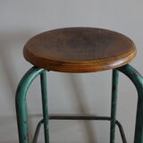 Tabouret scolaire haut 1960