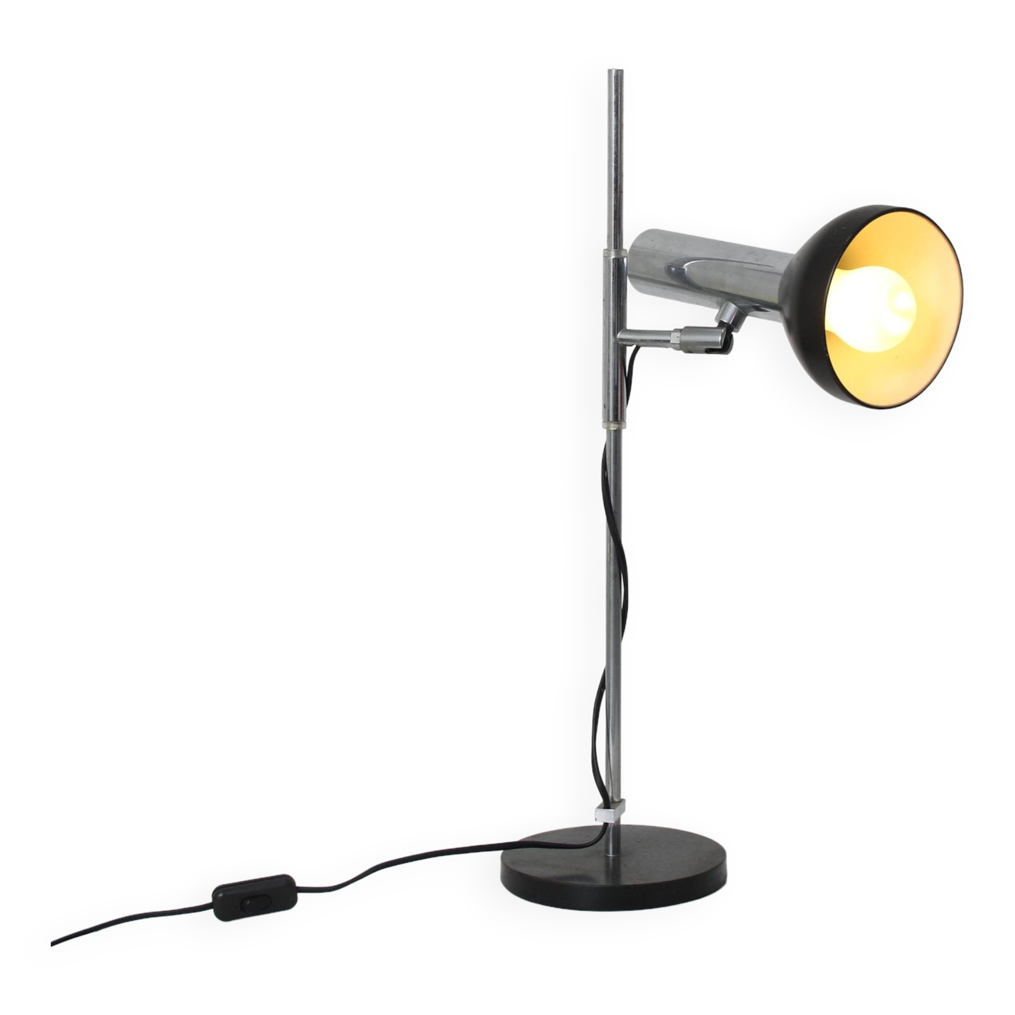 1960s Adjustable metal desk lamp from the Netherlands