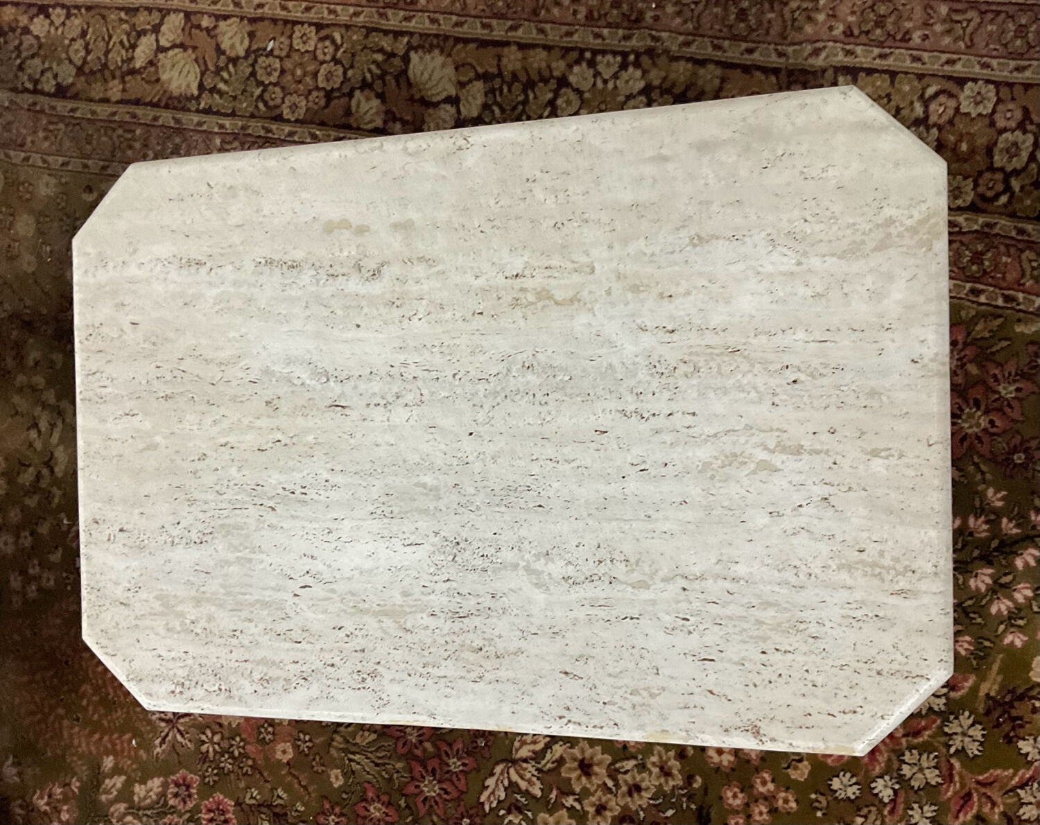 Travertine coffee table from the 70s